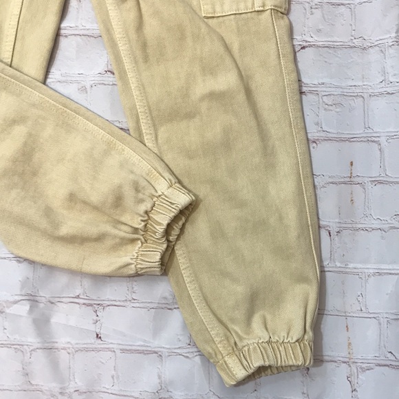 💙PacSun Yellow Tan Cargo Joggers - Picture 3 of 8